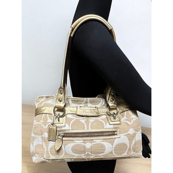 Y2K Coach 13290 Penelope Signature Satchel Bag - Picture 6 of 11